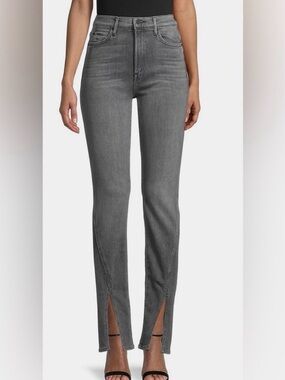 MOTHER NWT Denim The Rascal Sliced Up Heel Jean in Digging Up Dirt size 28